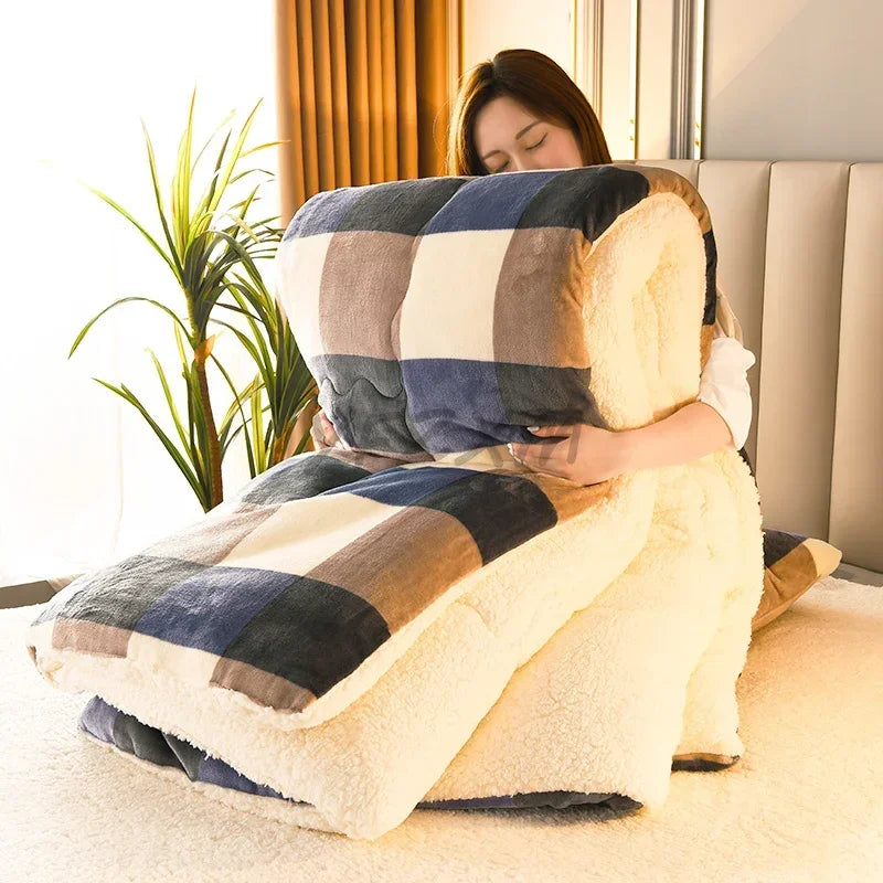 Fleece blanket comforter