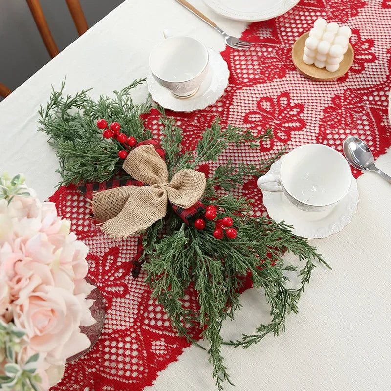 Classic lace table runner