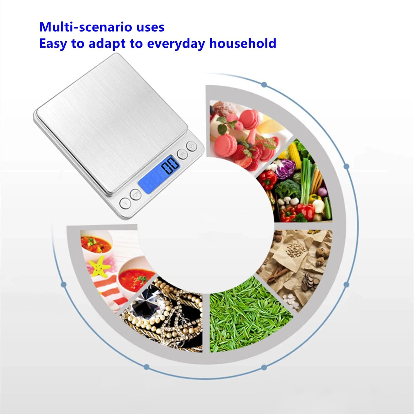 Digital Kitchen Scale 3000g/ 0.1g S