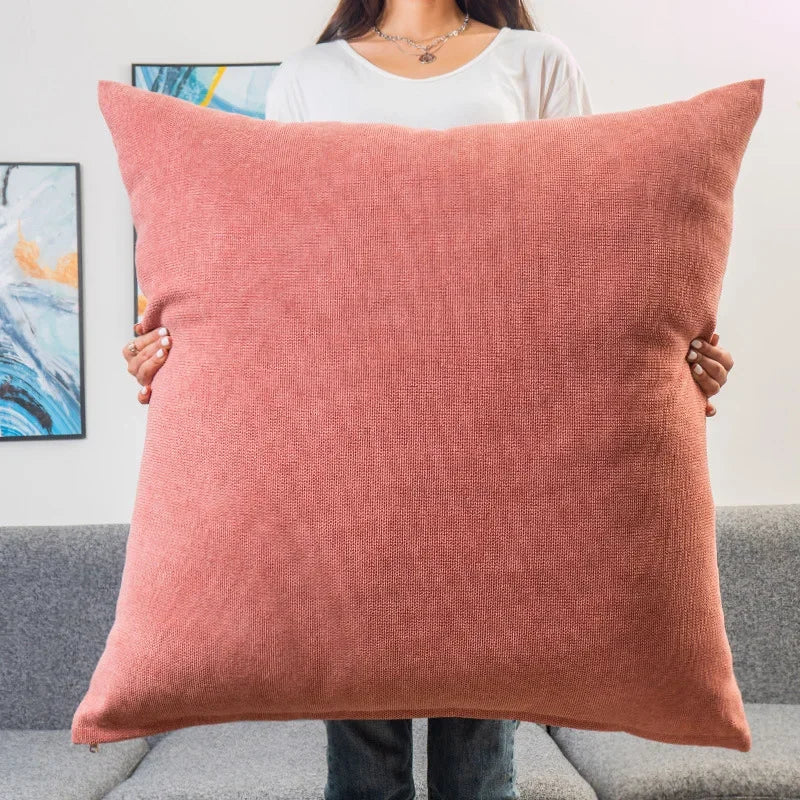 Large square pillow cover