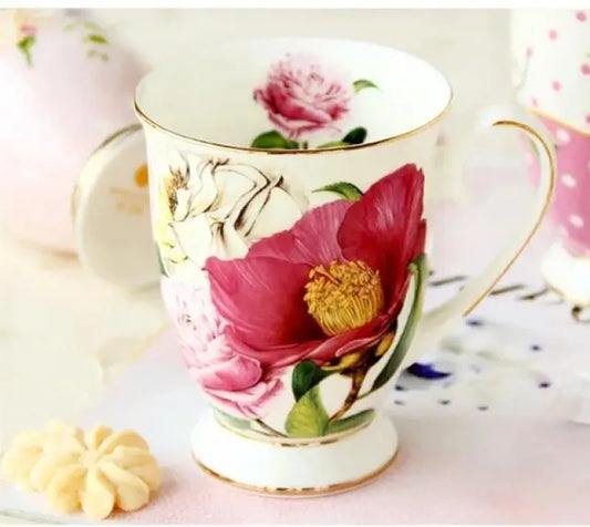 Bone china coffee cup