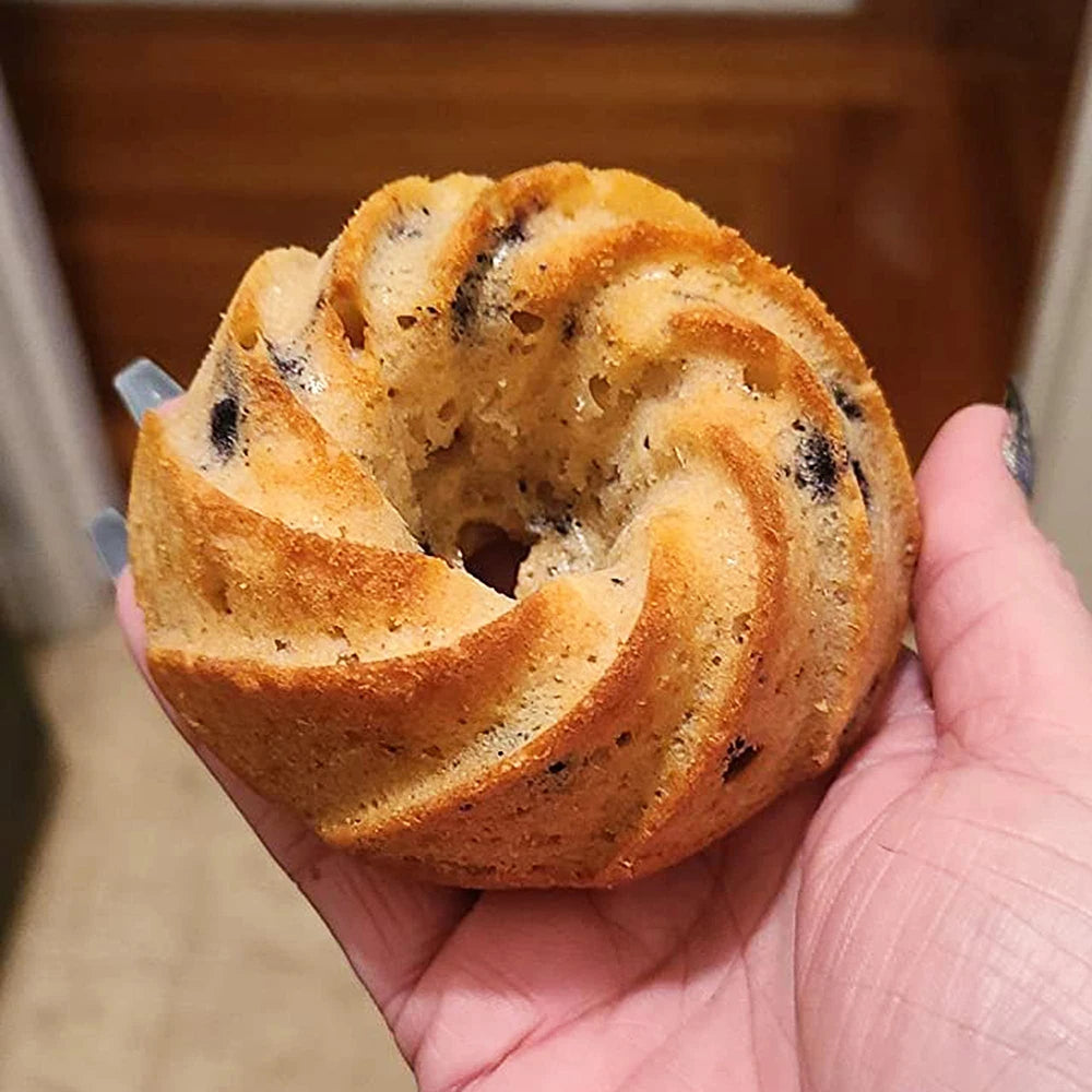 Mini bundt silicone mold set