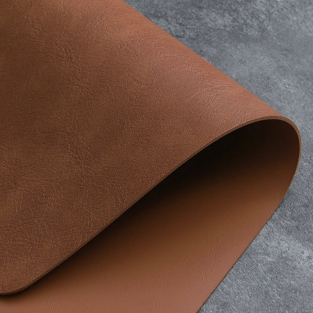 Heat resistant leather placemats