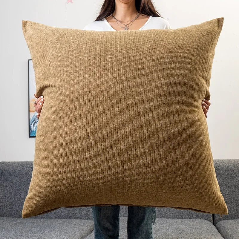 Large square pillow cover