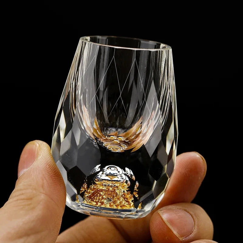 Crystal shot glasses