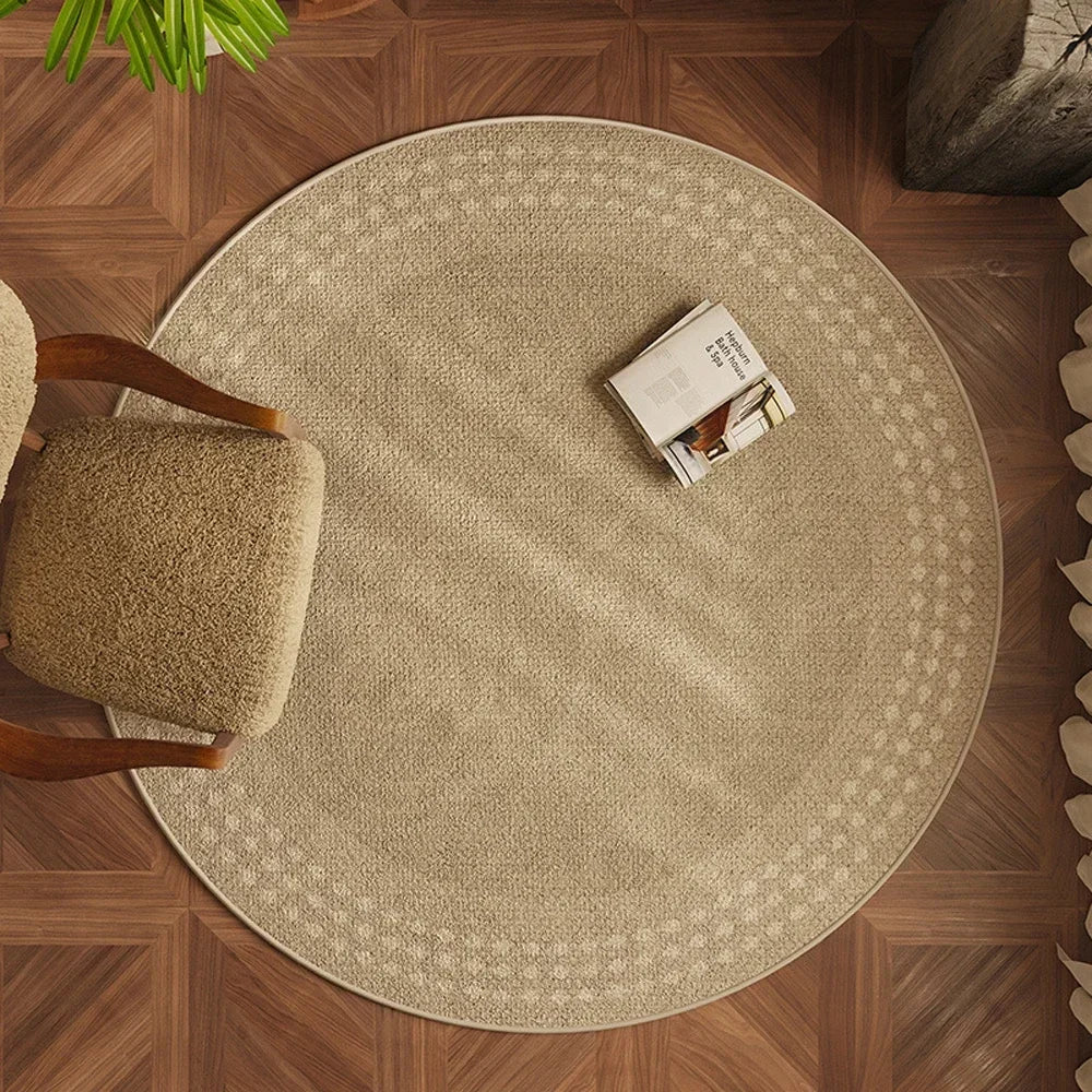 Round Simple Rug