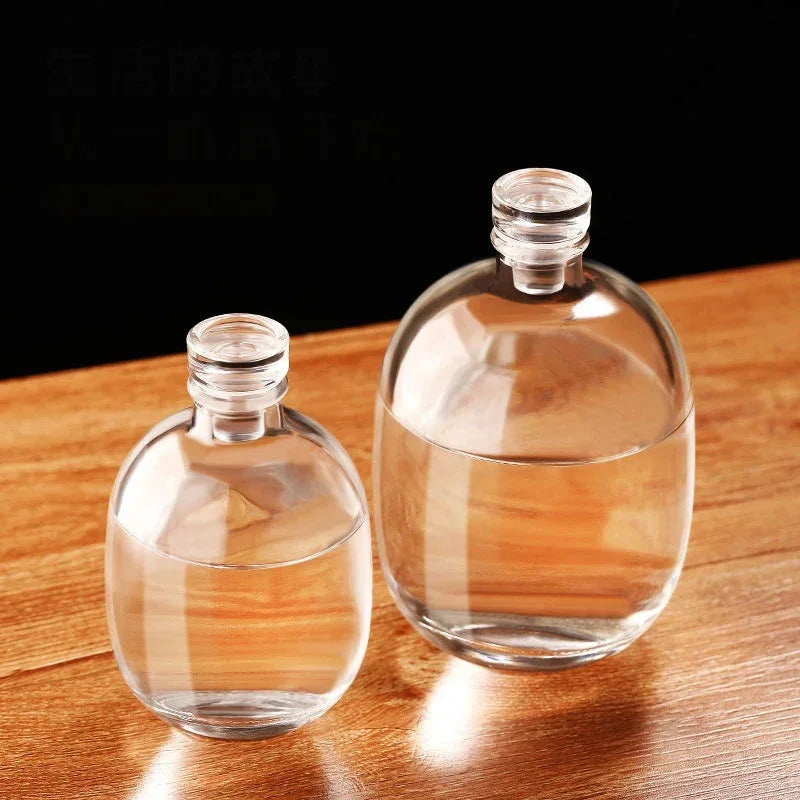 Lead-free glass bottle wine decanter barware