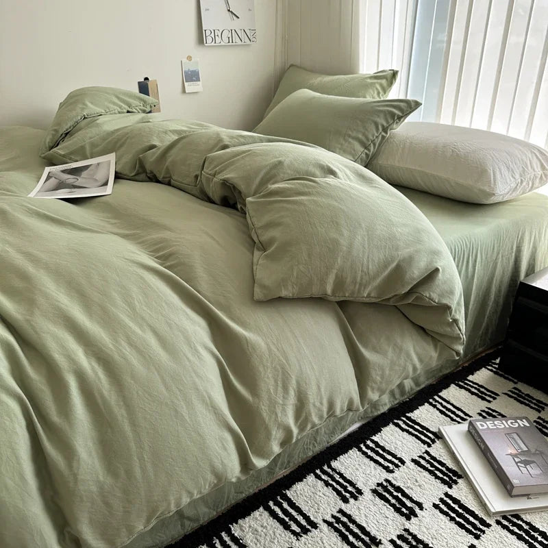 Cotton duvet cover set