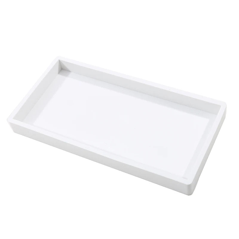 Silicone bathroom tray