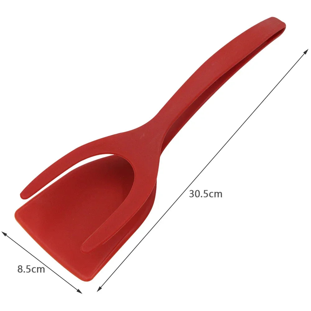 2 In 1 nylon grip flip spatula