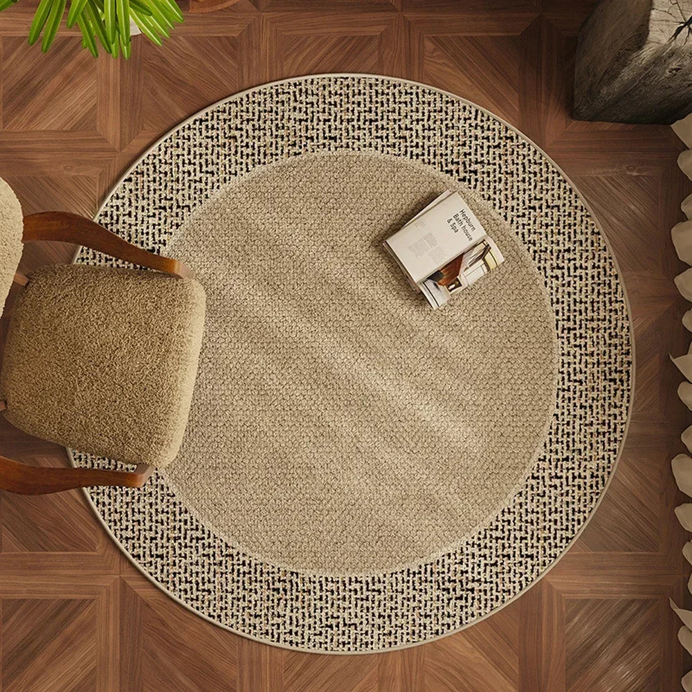 Round Simple Rug