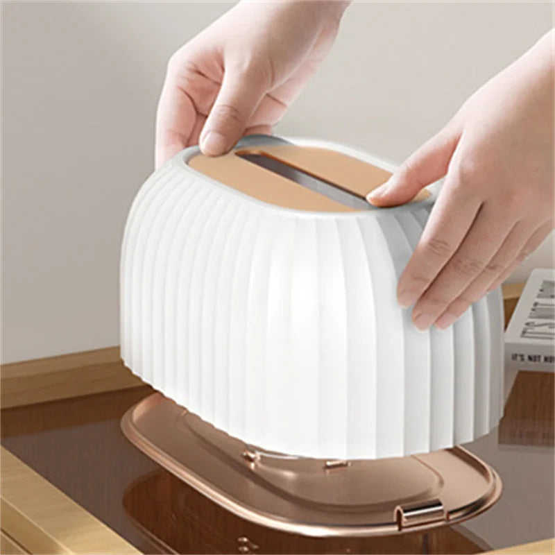 Nordic Striped Tissue Box Holder