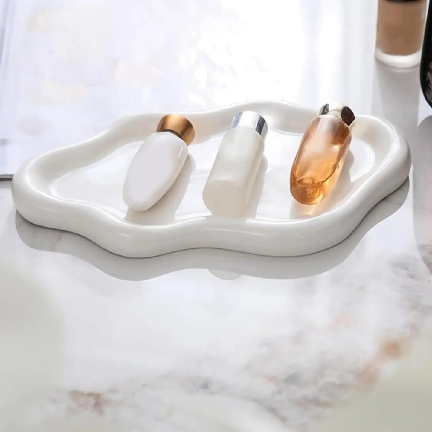 Ceramic Modern Cloud Tray