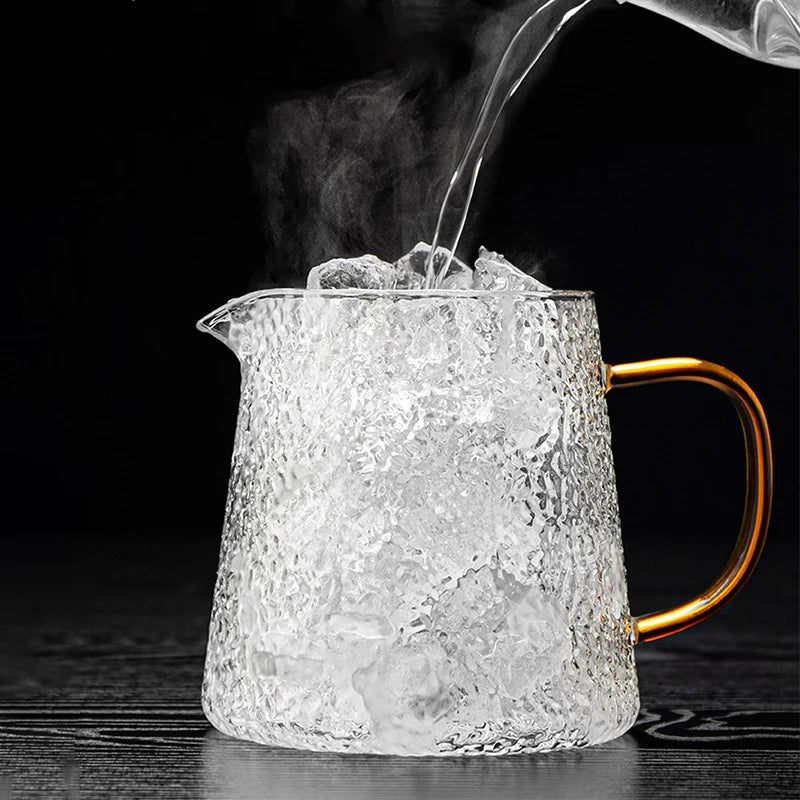 Glass heat resistant teapot