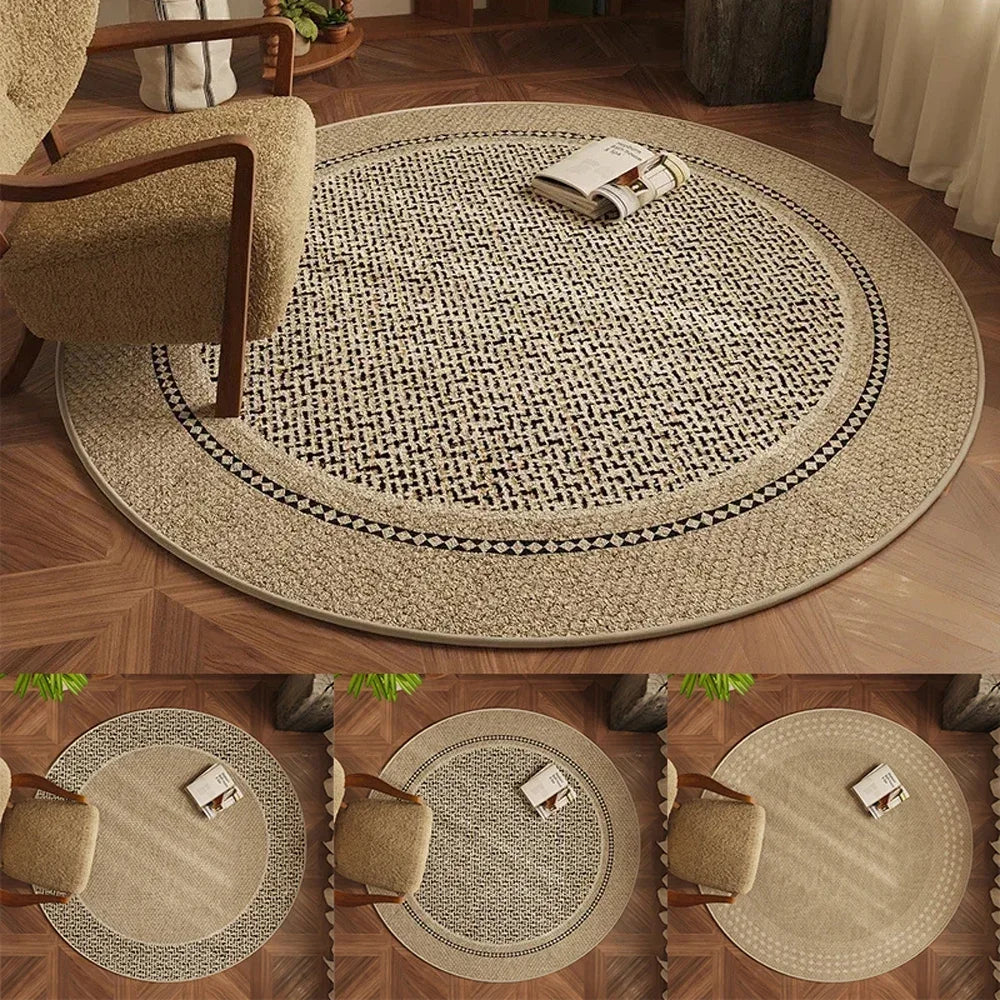 Round Simple Rug