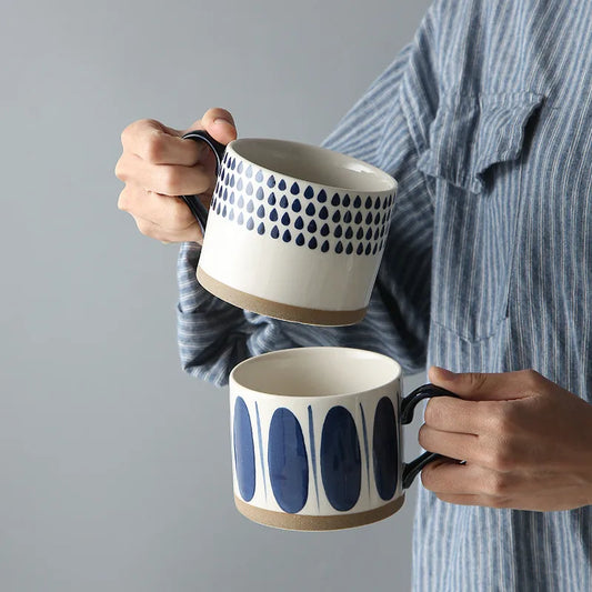 Ceramic hand painted mug