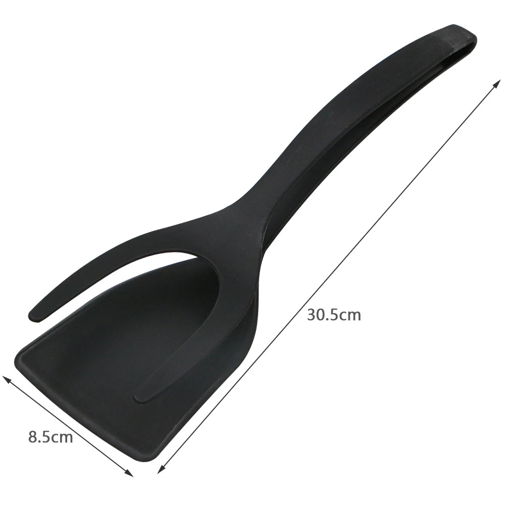 2 In 1 nylon grip flip spatula