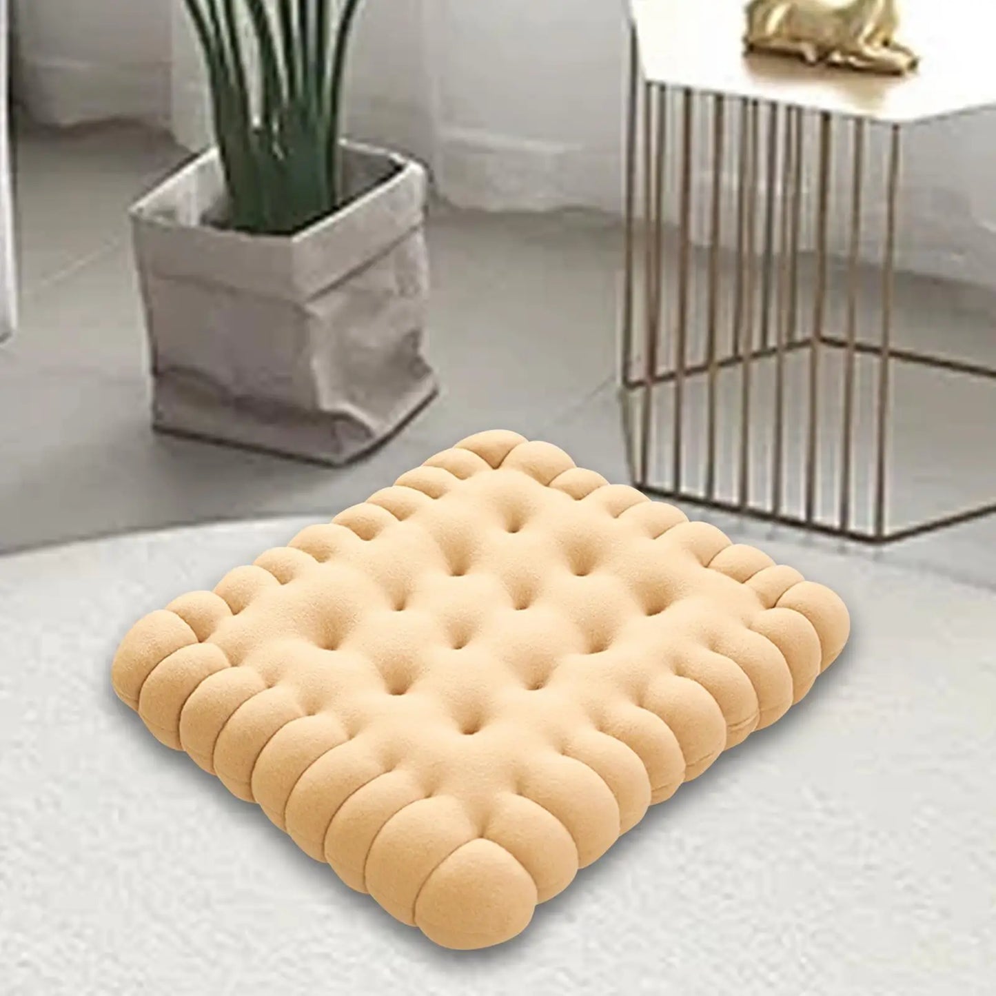 Biscuit shape cushion