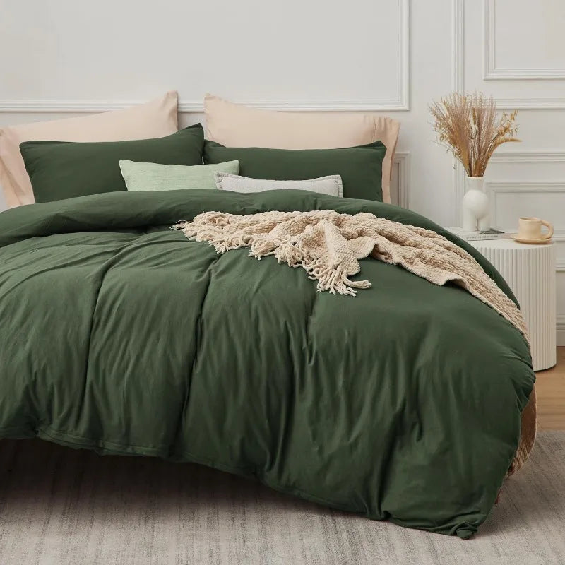 Cotton minimalist duvet cover set