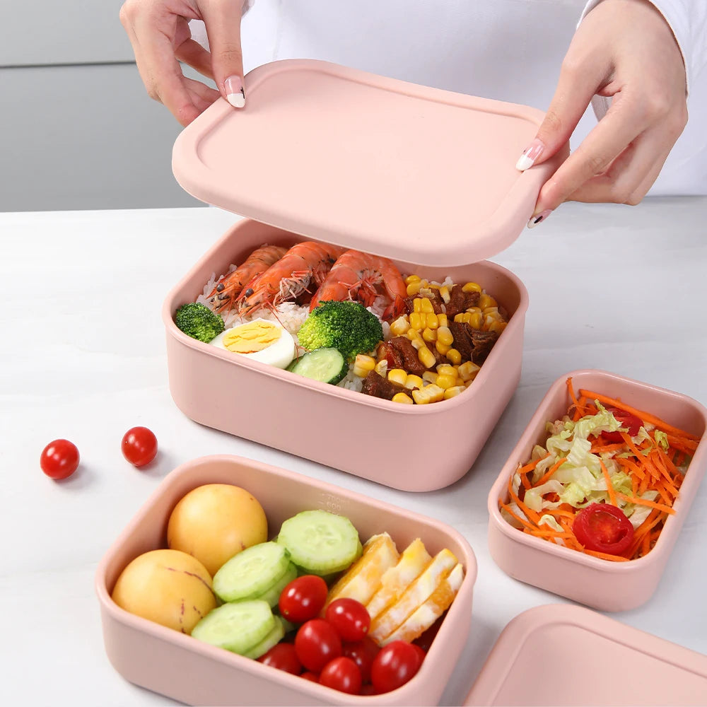 Silicone bento box