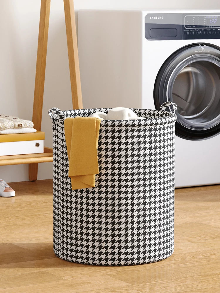 Cotton laundry basket