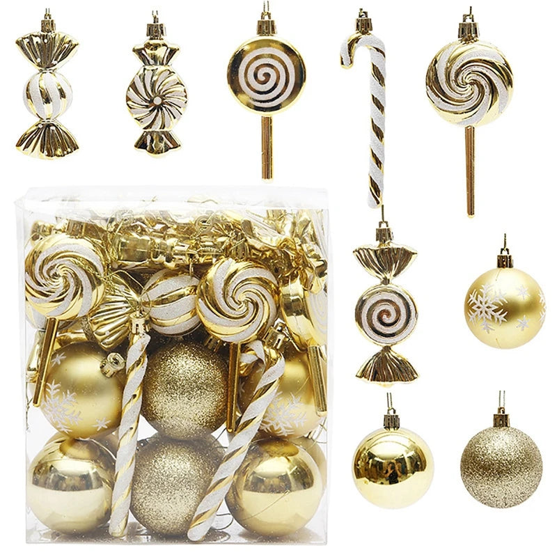 36pcs Christmas Ball Ornaments