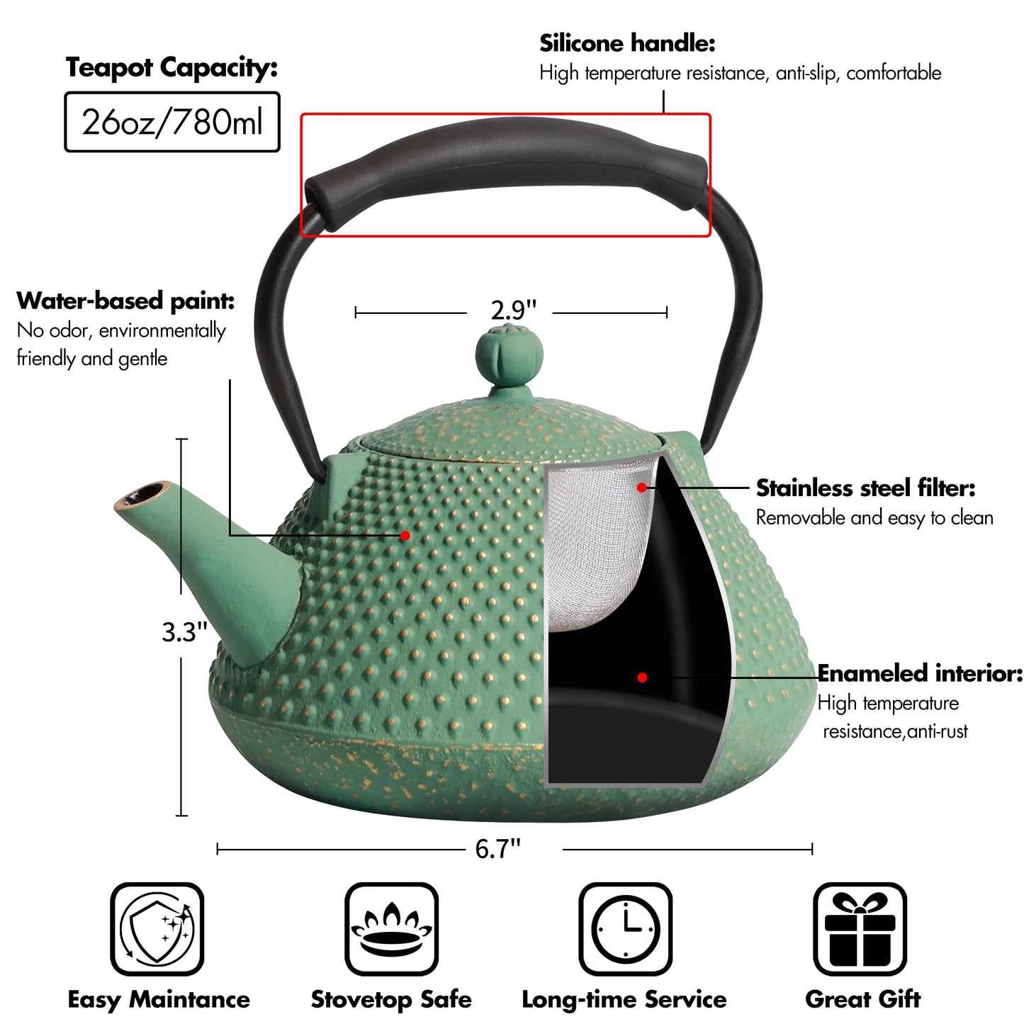 Cast Iron teapot