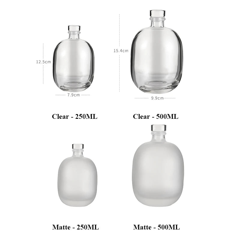 Lead-free glass bottle wine decanter barware