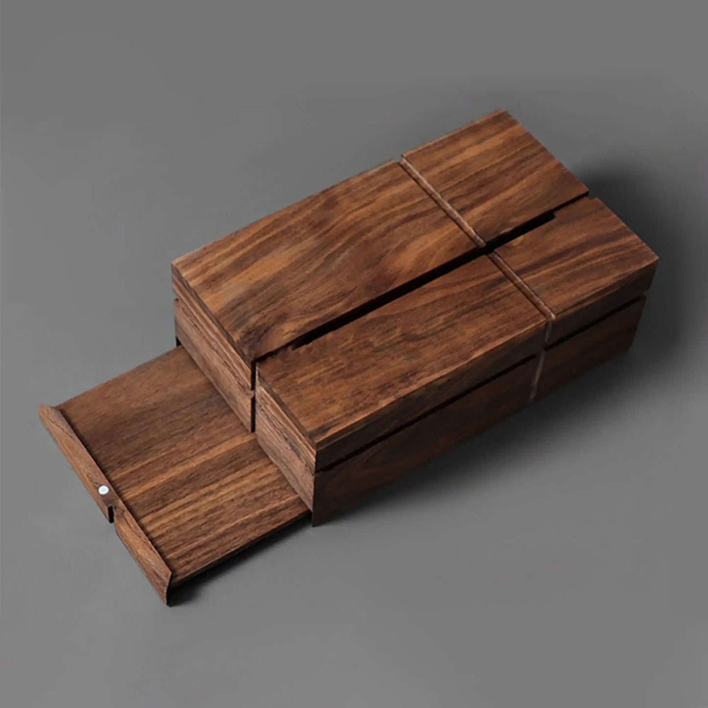 Walnut Tissue Box