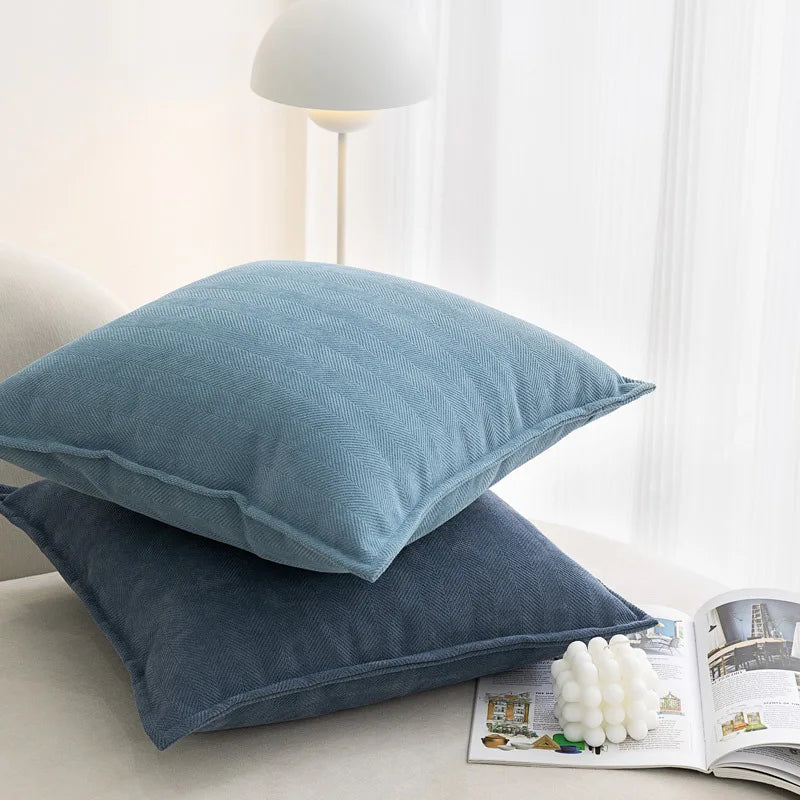 Solid cushion cover