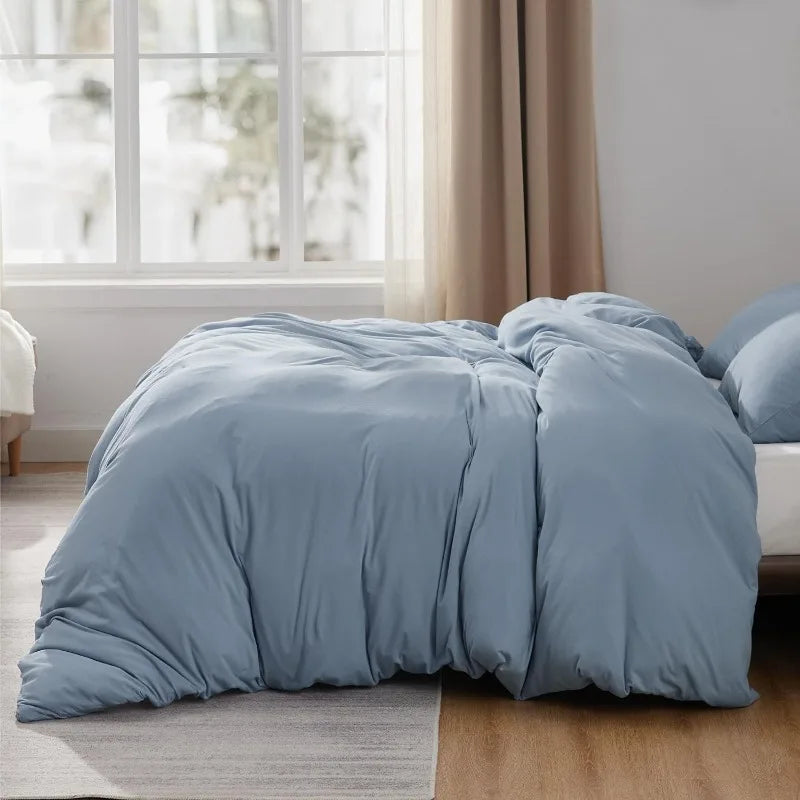 Cotton minimalist duvet cover set