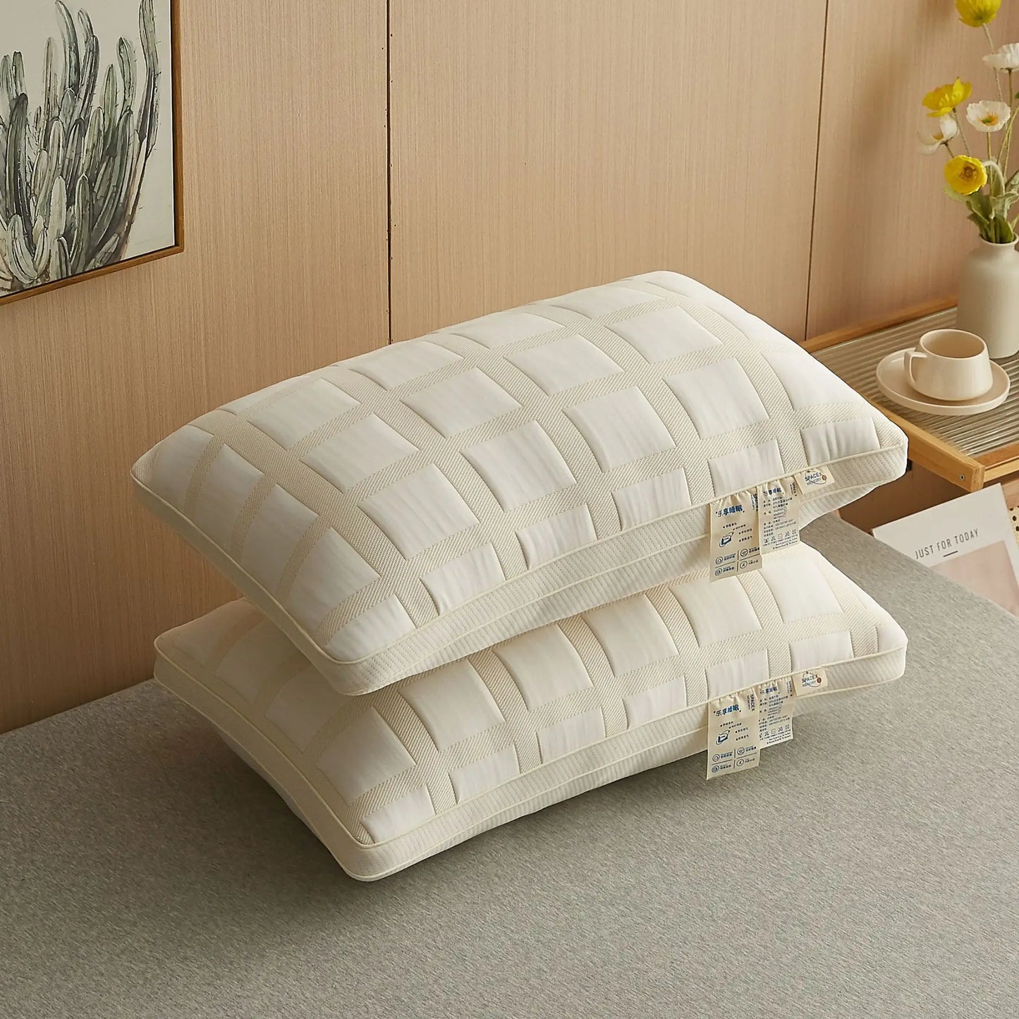 Soft durable pillow