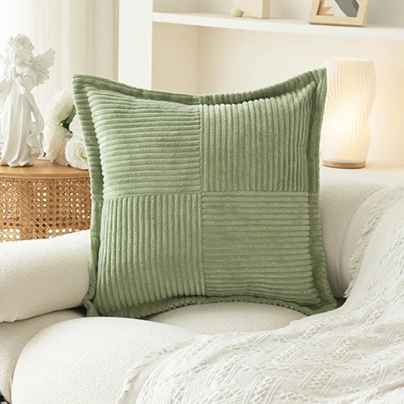 Corduroy pillow cover