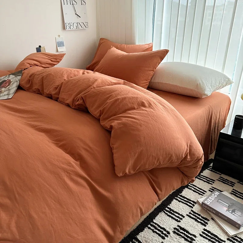 Cotton duvet cover set