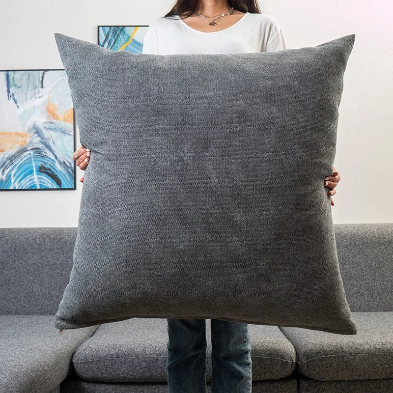 Large square pillow cover