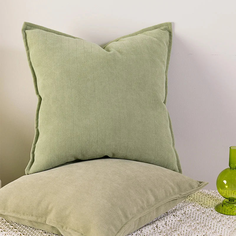 Solid cushion cover