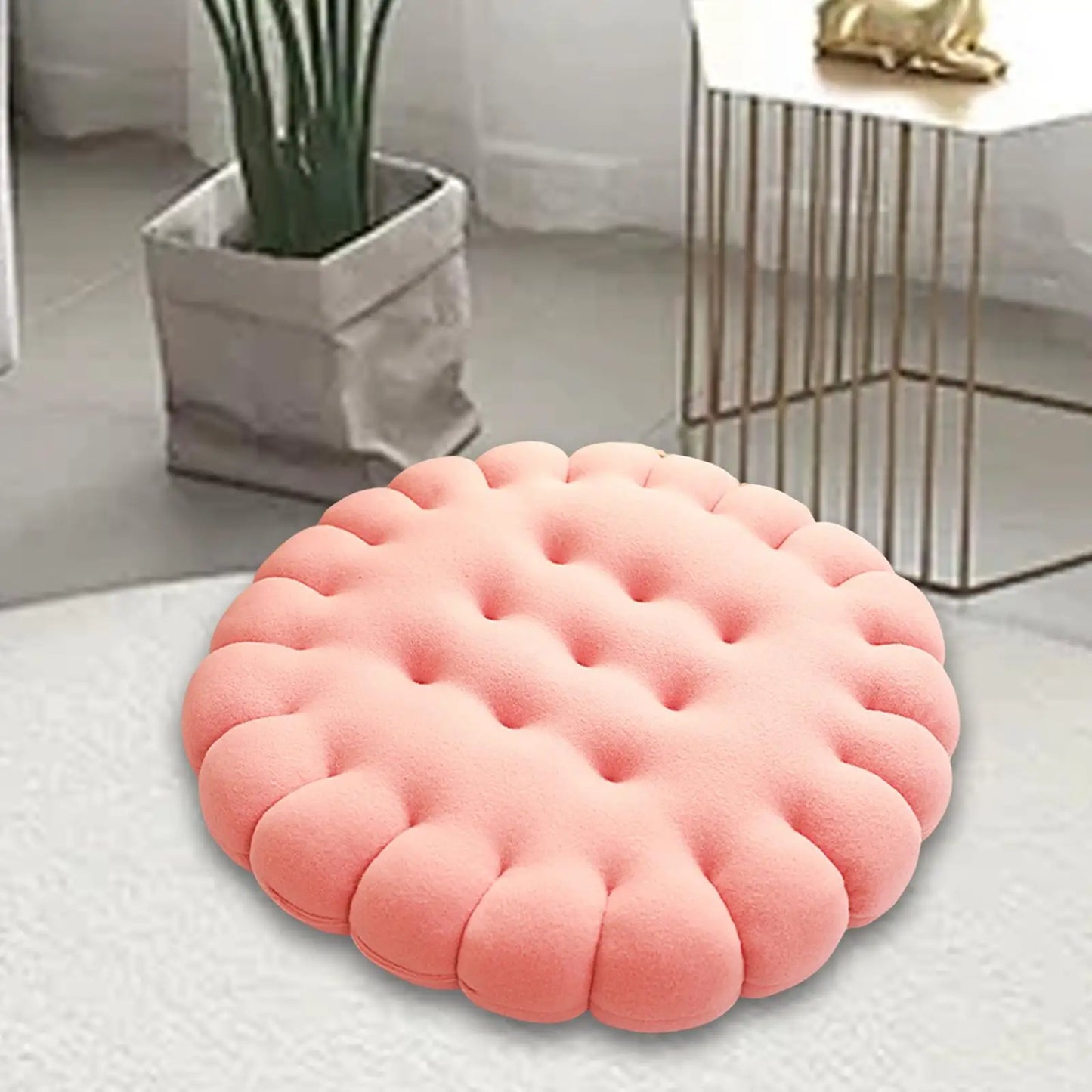 Biscuit shape cushion