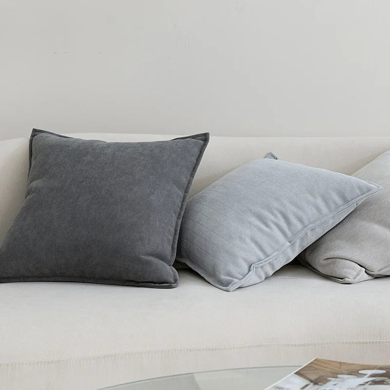 Solid cushion cover