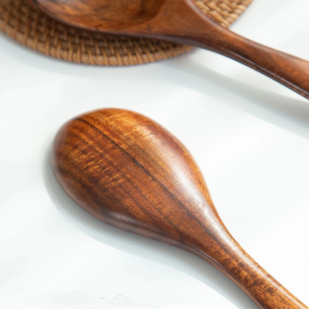 2 piece wooden utensils