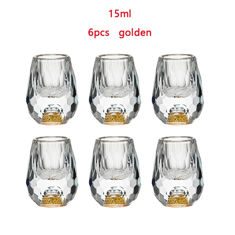 Crystal shot glasses