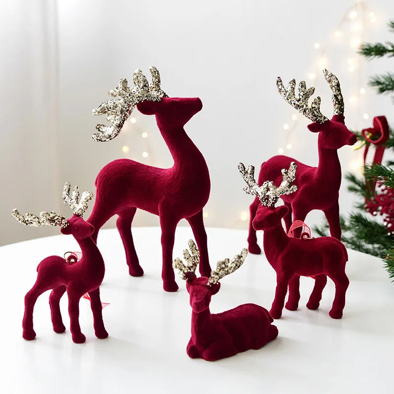 Reindeer Elk Figurine Decoration