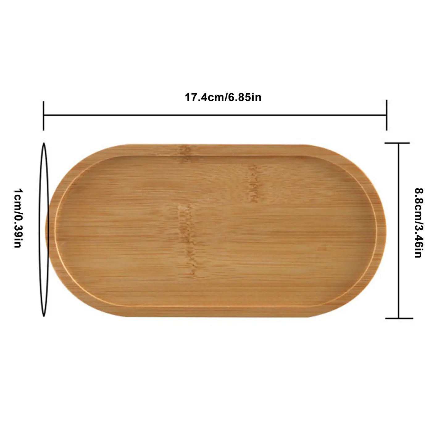 Oval Bamboo Tray