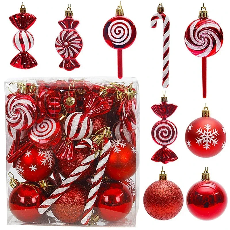 36pcs Christmas Ball Ornaments