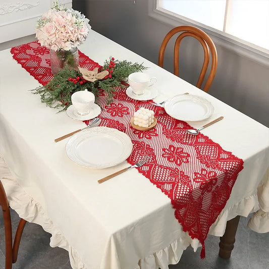 Classic lace table runner