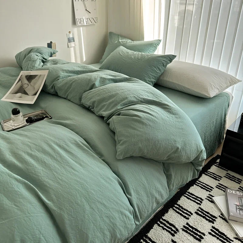 Cotton duvet cover set