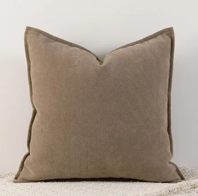 Solid cushion cover