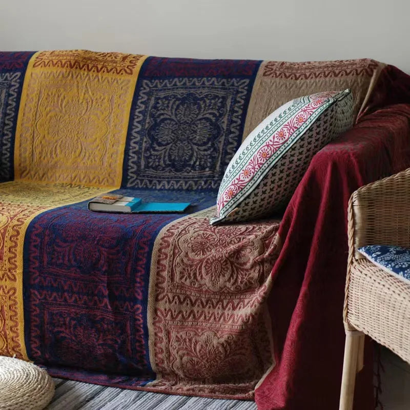 Bohemian throw blanket