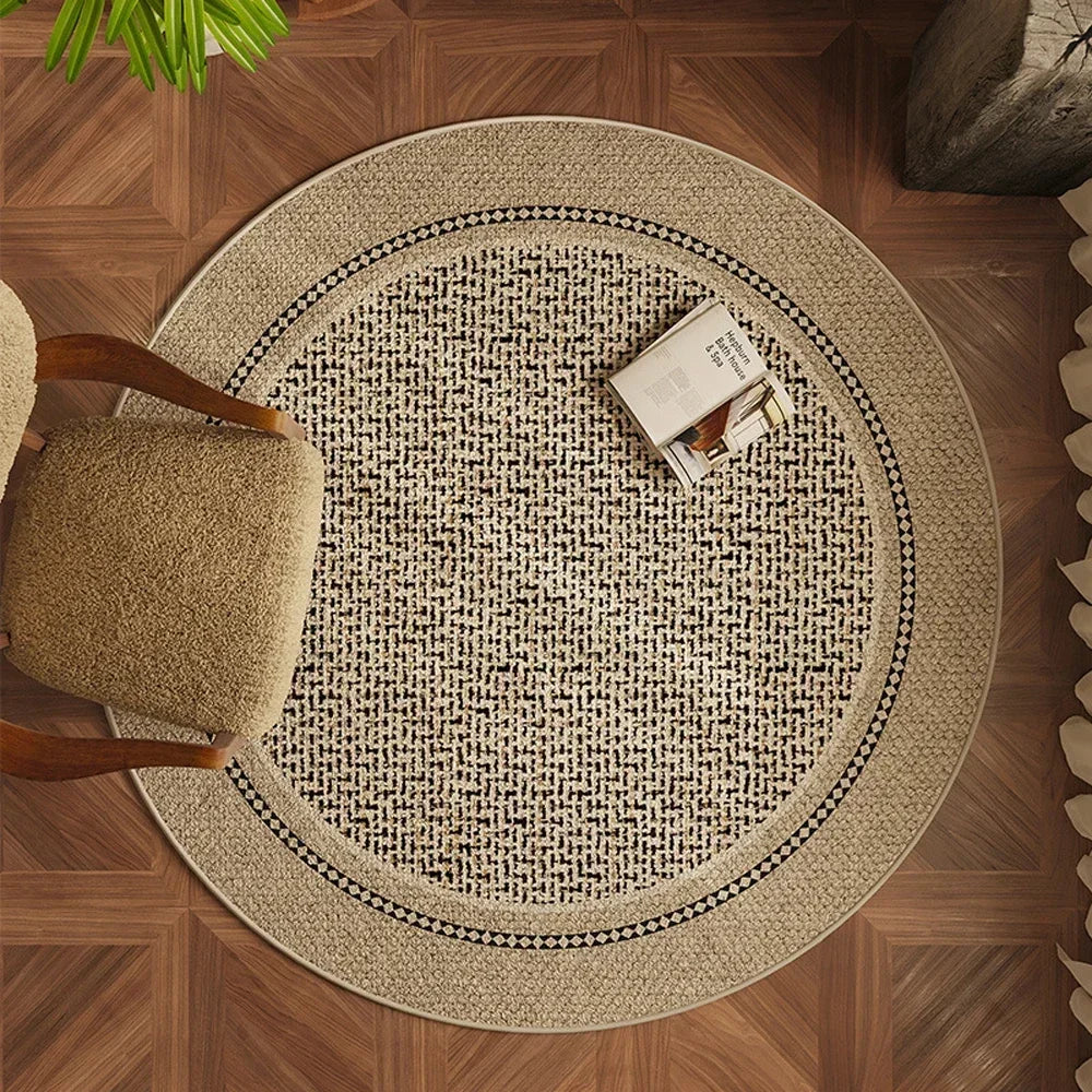 Round Simple Rug