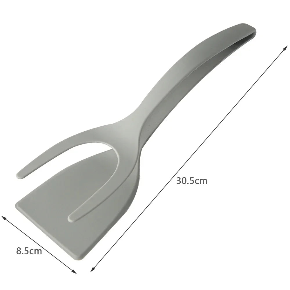 2 In 1 nylon grip flip spatula