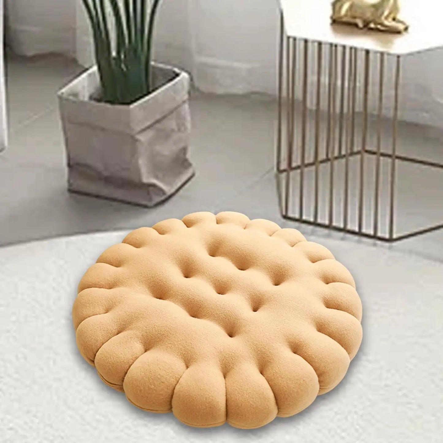 Biscuit shape cushion